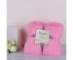 160cm x 130cm Soft Fluffy Shaggy Warm Blanket Bedspread Throw - Gray 5