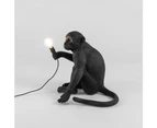 Seletti Sitting Monkey Table Lamp - Black