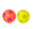 Beach Soccer Ball Outdoor Inflated Neoprene Game Sports Summer Football Toys PINK