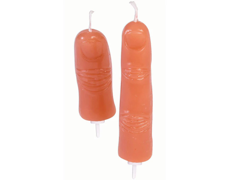 Realistic Finger Candles Halloween Party Props - 5 Pack