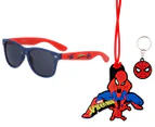Spider-Man Boys' Sunglasses, Bag Tag & Keyring Set