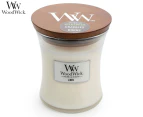 WoodWick Linen Medium Scented Candle 275g
