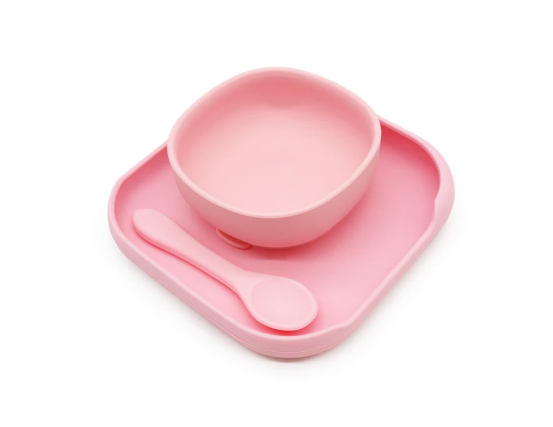 Little Savi Feeding Dinnerwear Set - Pink