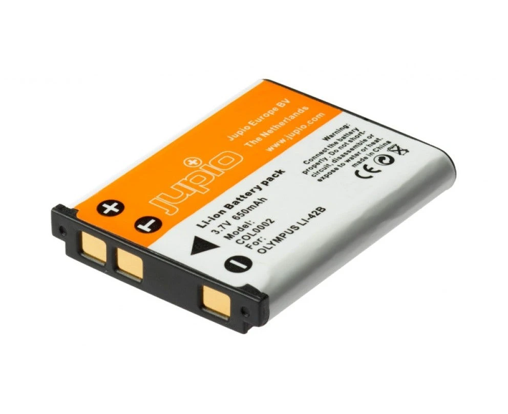 Jupio Li-Ion 3.7V 650mAh Rechargeable Battery For Olympus Li-40B/Li-42B Cam