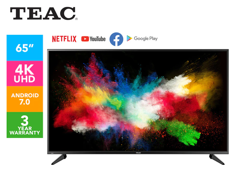 TEAC 65" A5 Series Android 4K UHD Smart TV LE65A521