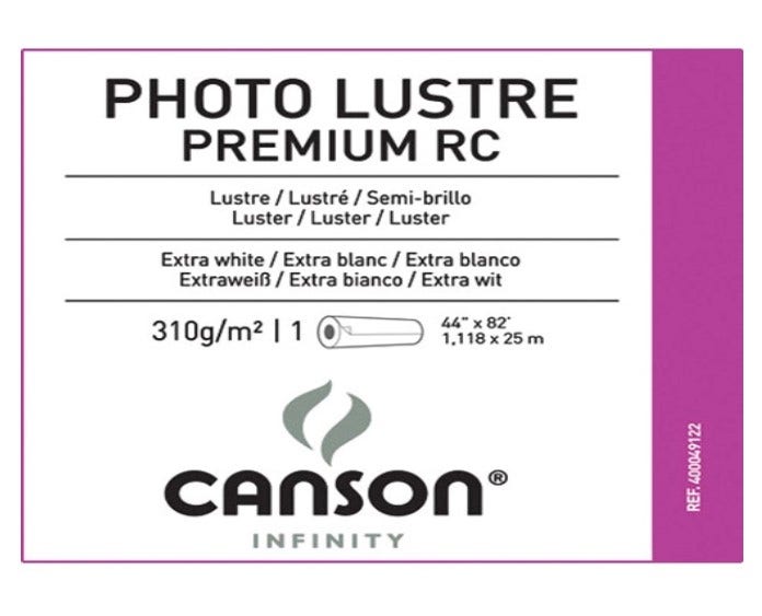 Canson Infinity Lustre Premium RC 310gsm 1118mm x 25m - White | M