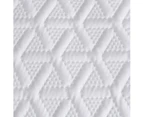 Leonardo White Embossed Quilt Cover Set