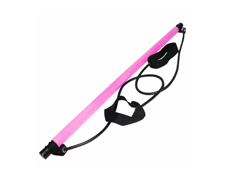 Amani Multifunctional Pilates Bar Yoga Pilates Stick -Pink