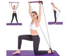 Amani Multifunctional Pilates Bar Yoga Pilates Stick -Pink