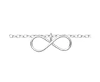Infinity Anklet Sterling Silver