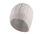 Sealskinz Cable Knit Beanie Cream - Cycling Beany - Cream