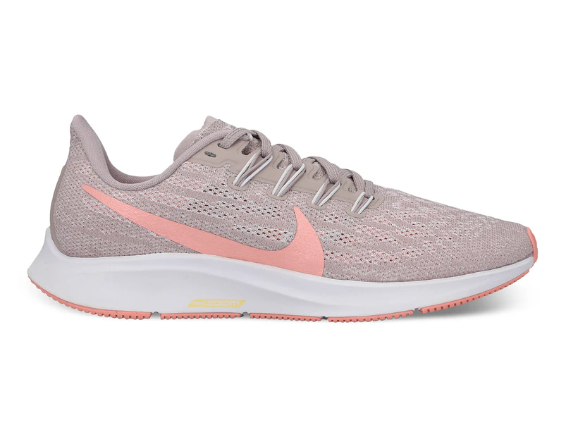 Nike Women's Air Zoom Pegasus 36 Running Shoes - Pumice/Pink Quartz/Vast Grey