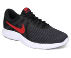 Nike Men's Revolution 4 Running Shoes - Black/University Red/Oil Grey