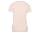 Calvin Klein Women's Logo Crew Neck Short Sleeve Tee / T-Shirt / Tshirt - Nymph Thigh