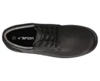 SFIDA Mens Class Senior Lace Up Leather Shoes - Black