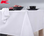 Anko by Kmart Rectangular Tablecloth - White