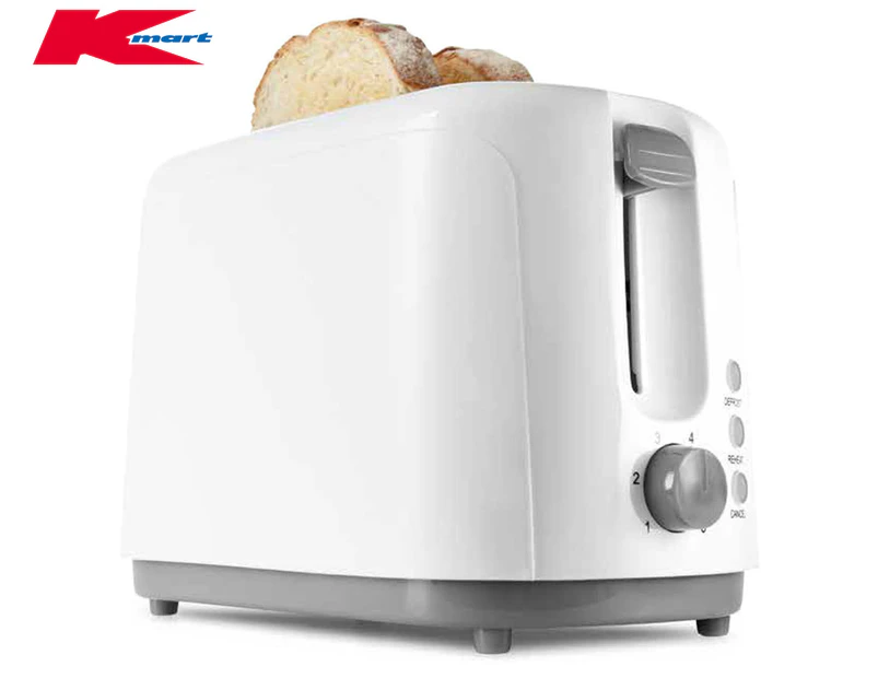Anko by Kmart 2-Slice Plastic Toaster - White