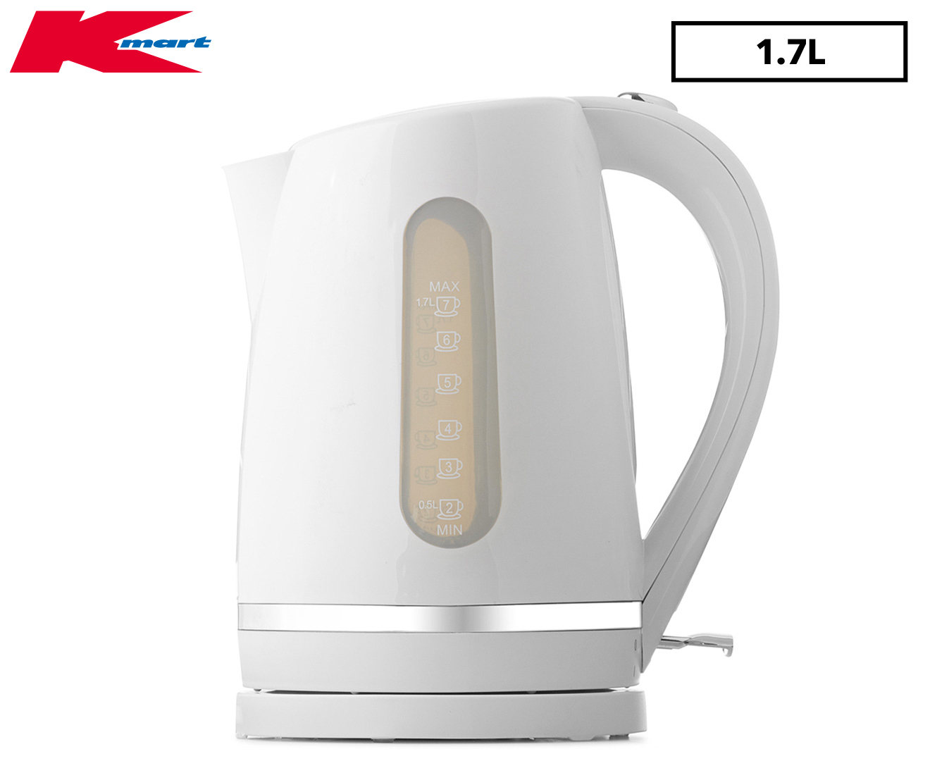 kmart kettle white