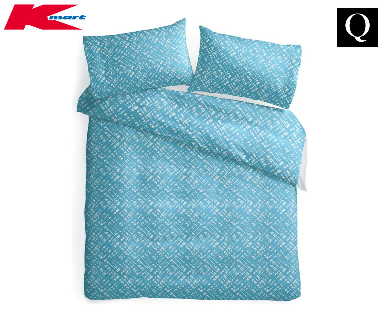 Anko by Kmart Finch Queen Bed Quilt Cover Set - Teal/Printed | Catch.com.au