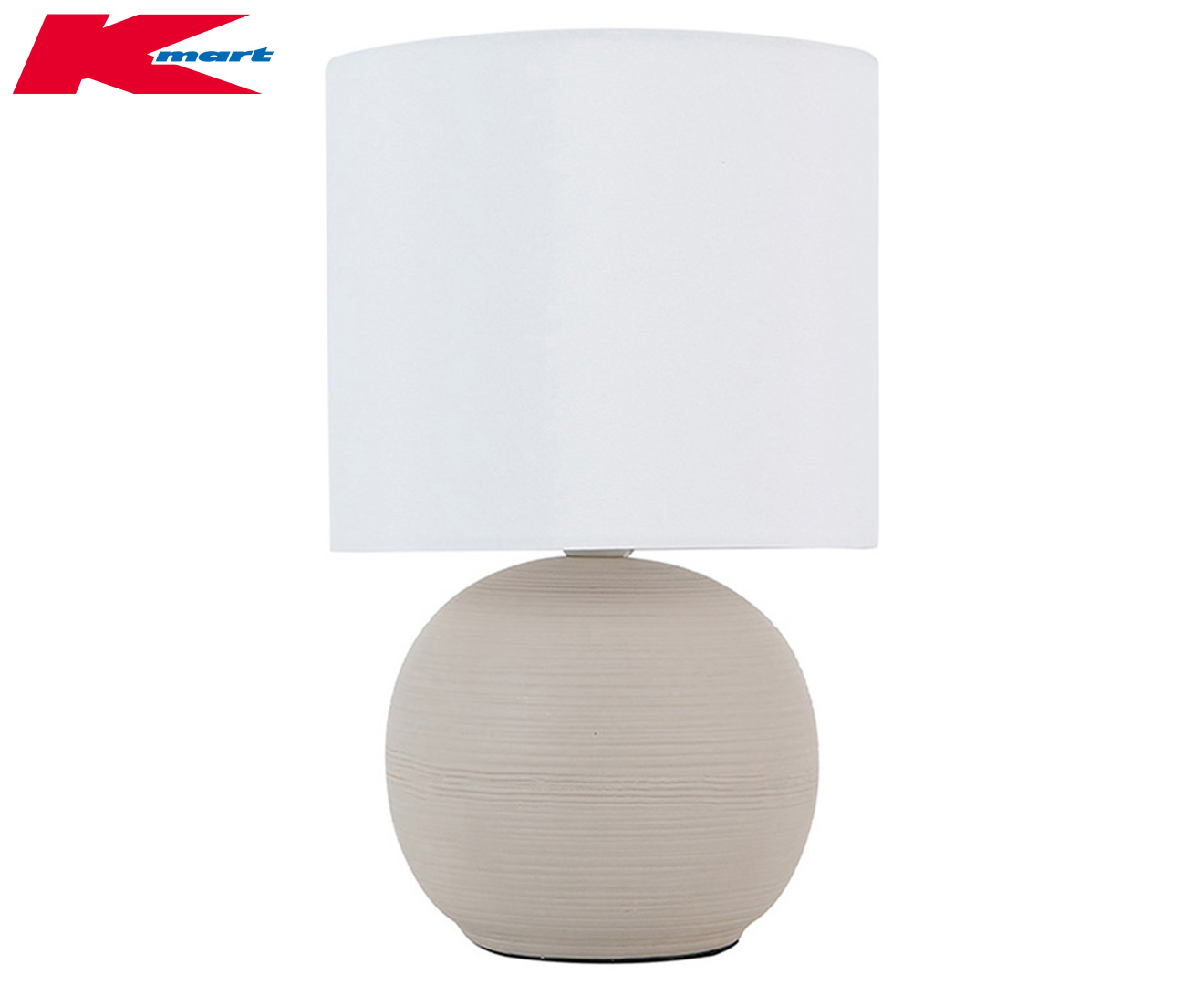 Anko by Kmart Ceramic Base Lamp - Taupe | Catch.com.au