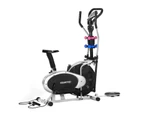 Powertrain 6-in-1 Elliptical Cross Trainer Bike with Weights and Twist Disc