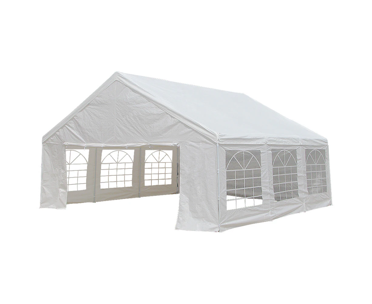 Wallaroo 6x6m Outdoor Event Marquee Gazebo Party Wedding Tent - White