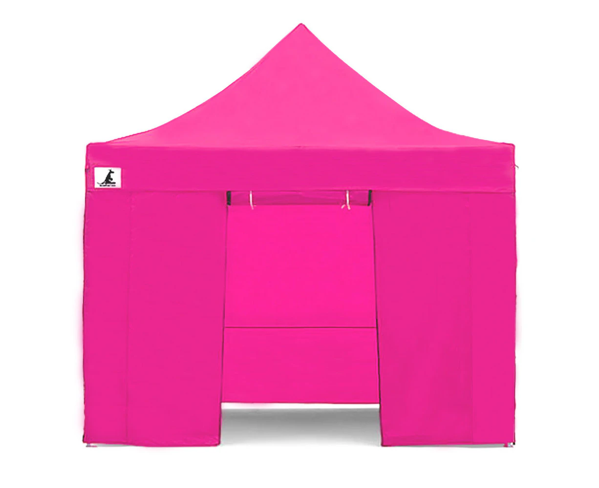 Gazebo Tent Marquee 3x3 PopUp Outdoor Wallaroo Pink