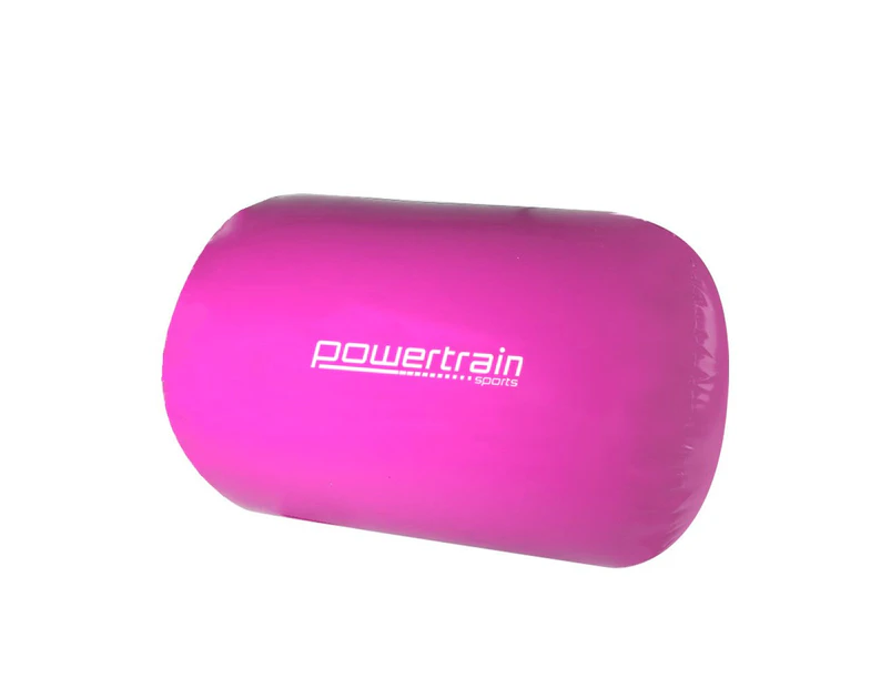 Powertrain Inflatable Air Barrel Exercise Roller 120cm x 75cm - Pink