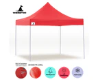 Wallaroo 3x3 Marquee - Pop Up Gazebo - Red