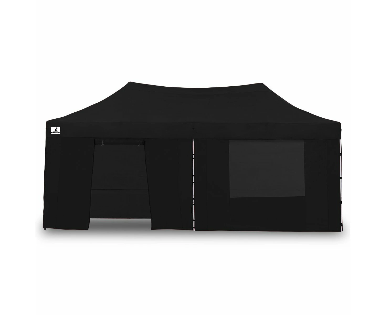 Marquees Wallaroo Gazebo Tent Marquee 3X6m Popup Outdoor Black