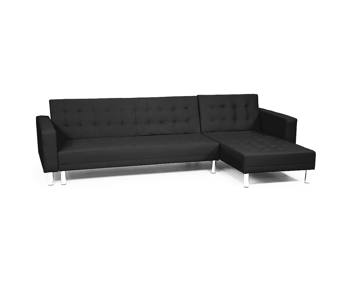 10 spring street ashton faux leather sofa bed