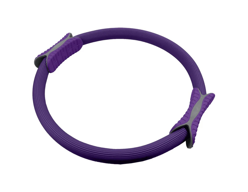 Powertrain Pilates Ring Band Yoga Home Workout Exercise Band Purple