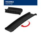 Foldable Car Dog Ramp Vehicle Ladder Step Stairs - Black