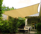 Shade Sails Wallaroo Rectangular Shade Sail 6M X 4M Sand