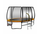 Kahuna Trampoline 8 ft x 14ft Oval Outdoor - Orange