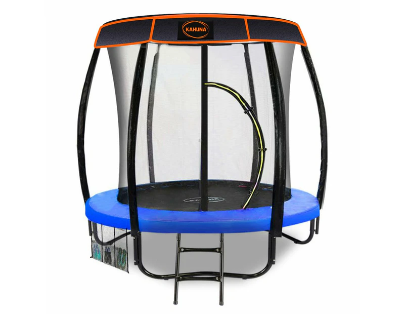 Kahuna Trampoline 6ft with Roof - Blue