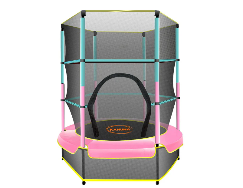 Kahuna Mini 4.5 ft Trampoline Green Pink