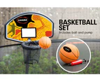 Kahuna Trampoline 10 ft with Basket ball set and Roof-Blue