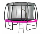 Trampoline 10ft Kahuna with  Basket ball set - Pink