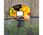 Trampoline 12 ft Kahuna with Basketball set - Green