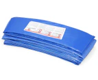 12ft Trampoline Replacement Safety Pad and Net Round 12 Poles Blue