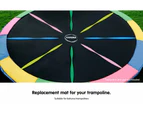 Kahuna 12ft Trampoline Replacement Spring Mat - Rainbow