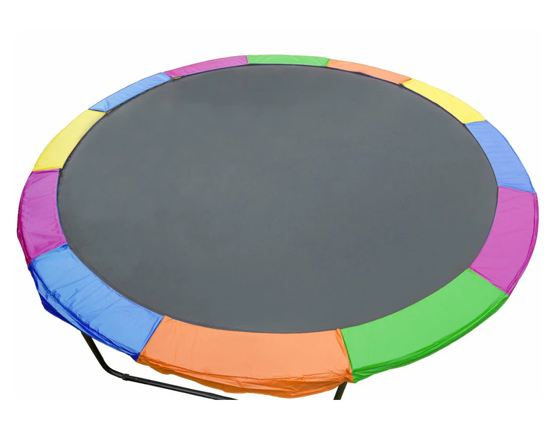 Replacement Trampoline Pad  Outdoor Round Spring Cover 8 ft - Rainbow