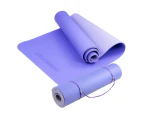 Powertrain Eco-Friendly TPE Pilates Exercise Yoga Mat 8mm Light Purple