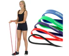 5x Powertrain Home Workout Resistance Bands Gym Exercise