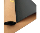 Powertrain Cork Yoga Mat with Carry Straps Home Gym Pilates - Chakras