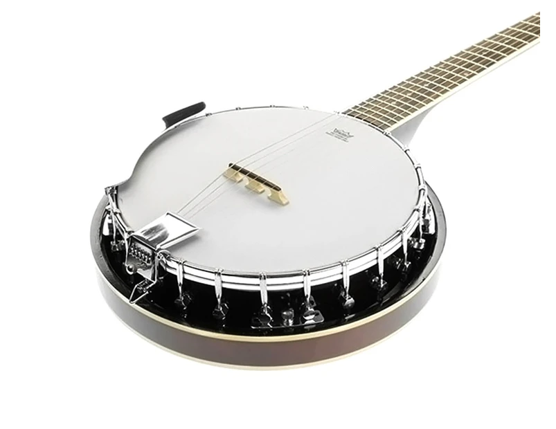 Karrera 6 String Resonator Banjo -  Brown