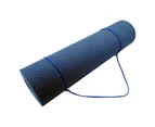 Powertrain Eco-Friendly TPE Pilates Exercise Yoga Mat 8mm - Dark Blue