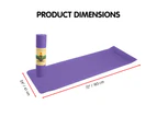 Powertrain Eco-Friendly TPE Yoga Pilates Exercise Mat 6mm - Lilac