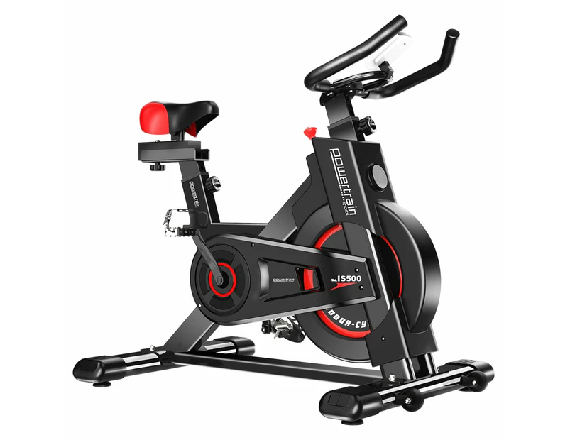 Powertrain IS-500 Heavy-Duty Exercise Spin Bike Electroplated - Black